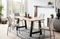 Salesfever Stühle 2er-Set MUNDUK* Polsterstühle|4-Fuß-Stühle