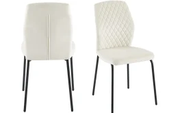 Salesfever Stühle 2er-Set MUNDUK* Polsterstühle|4-Fuß-Stühle