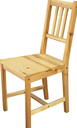 Möbilia Stühle 2er-Set PALISEUL* Holzstühle|4-Fuß-Stühle