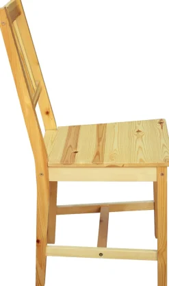 Möbilia Stühle 2er-Set PALISEUL* Holzstühle|4-Fuß-Stühle