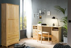 Möbilia Stühle 2er-Set PALISEUL* Holzstühle|4-Fuß-Stühle