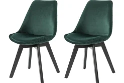 Salesfever Stühle 2er-Set PAYAKUMBUH* Polsterstühle|4-Fuß-Stühle