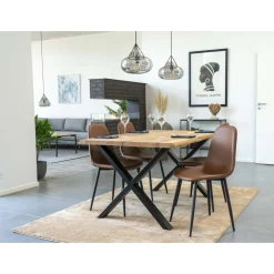 House Nordic Stühle 2er-Set STOCKHOLM* Polsterstühle|4-Fuß-Stühle