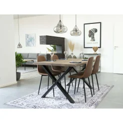 House Nordic Stühle 2er-Set STOCKHOLM* Polsterstühle|4-Fuß-Stühle
