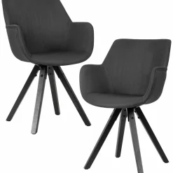 Skyport Stühle 2er-Set UCAYALI* Armlehnstühle|4-Fuß-Stühle