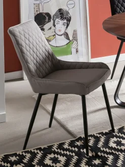 Möbilia Stühle 2er-Set WAVRE* Polsterstühle|4-Fuß-Stühle