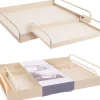 Koopman Tablett 2er Set mit Henkel EH* Geschirr & Besteck