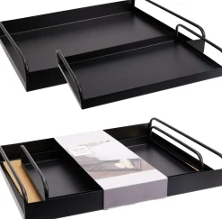 Tablett 2er Set mit Henkel EH