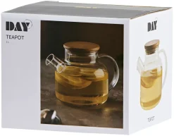 Teekanne mit Bambusdeckel DAY
