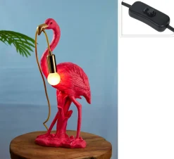 Koopman Tischlampe Flamingo EH*Kinder Kinderzimmerleuchten|Dekoleuchten