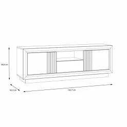 Forte TV-Unterschrank SAVONA* Tv-Schränke|Lowboards