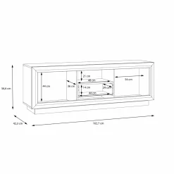 Forte TV-Unterschrank SAVONA* Tv-Schränke|Lowboards