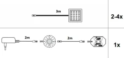 Unterbauspots 4er-Set XZBWWU04