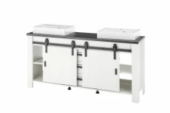 IMV Unterschrank mit Doppelwaschbecken SHERWOOD* Badschränke