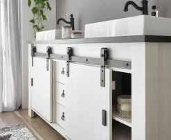 IMV Unterschrank mit Doppelwaschbecken SHERWOOD* Badschränke
