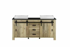 Unterschrank mit Doppelwaschbecken SHERWOOD