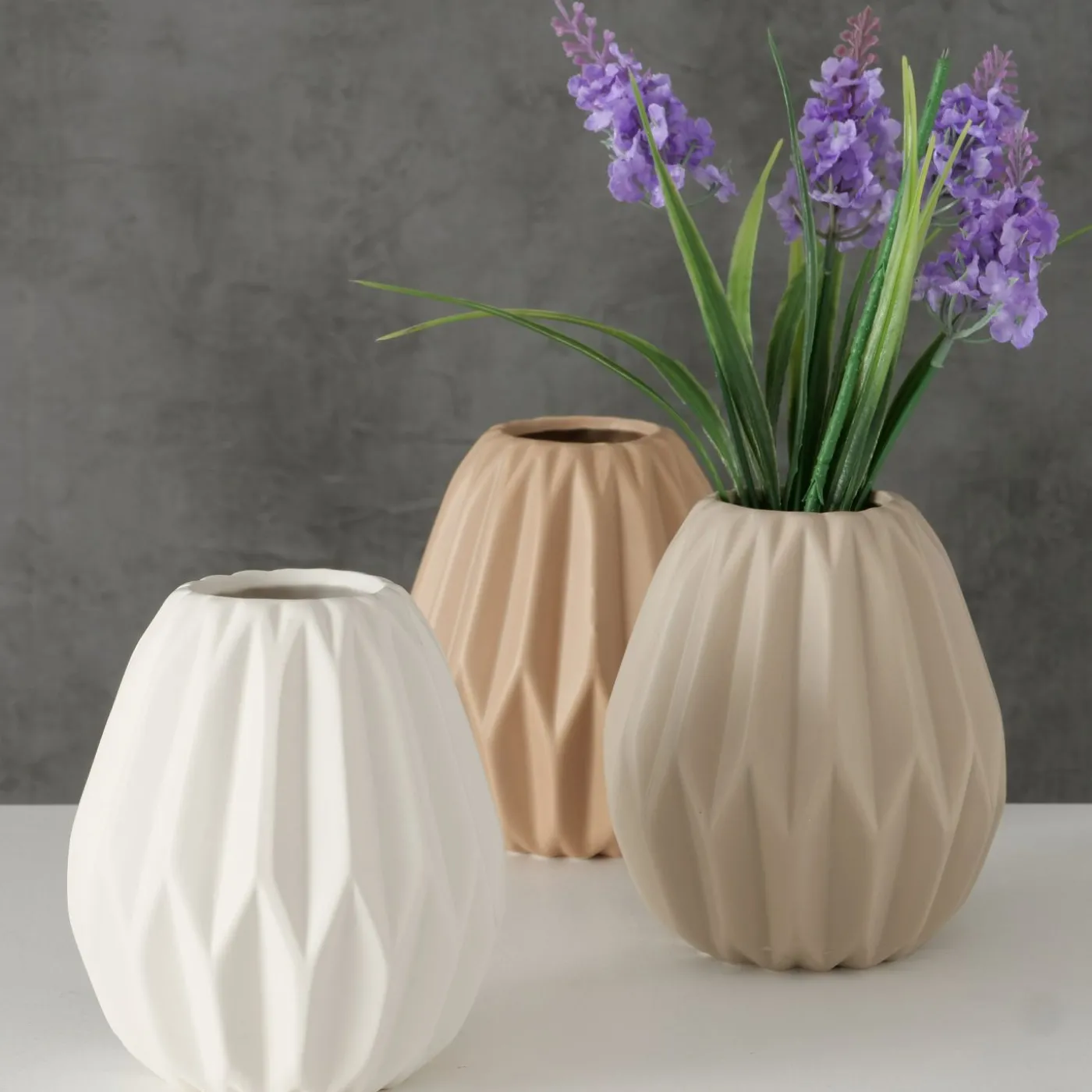 Vase Rillenoptik TAMPA