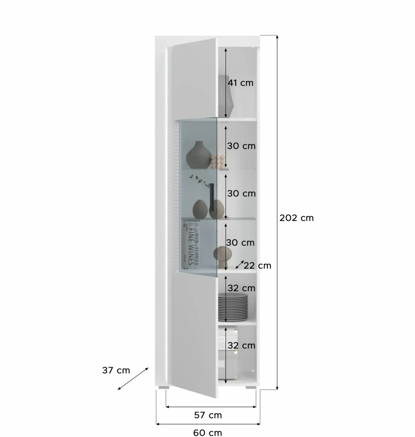 Xonox Vitrine ADOLA* Standvitrinen