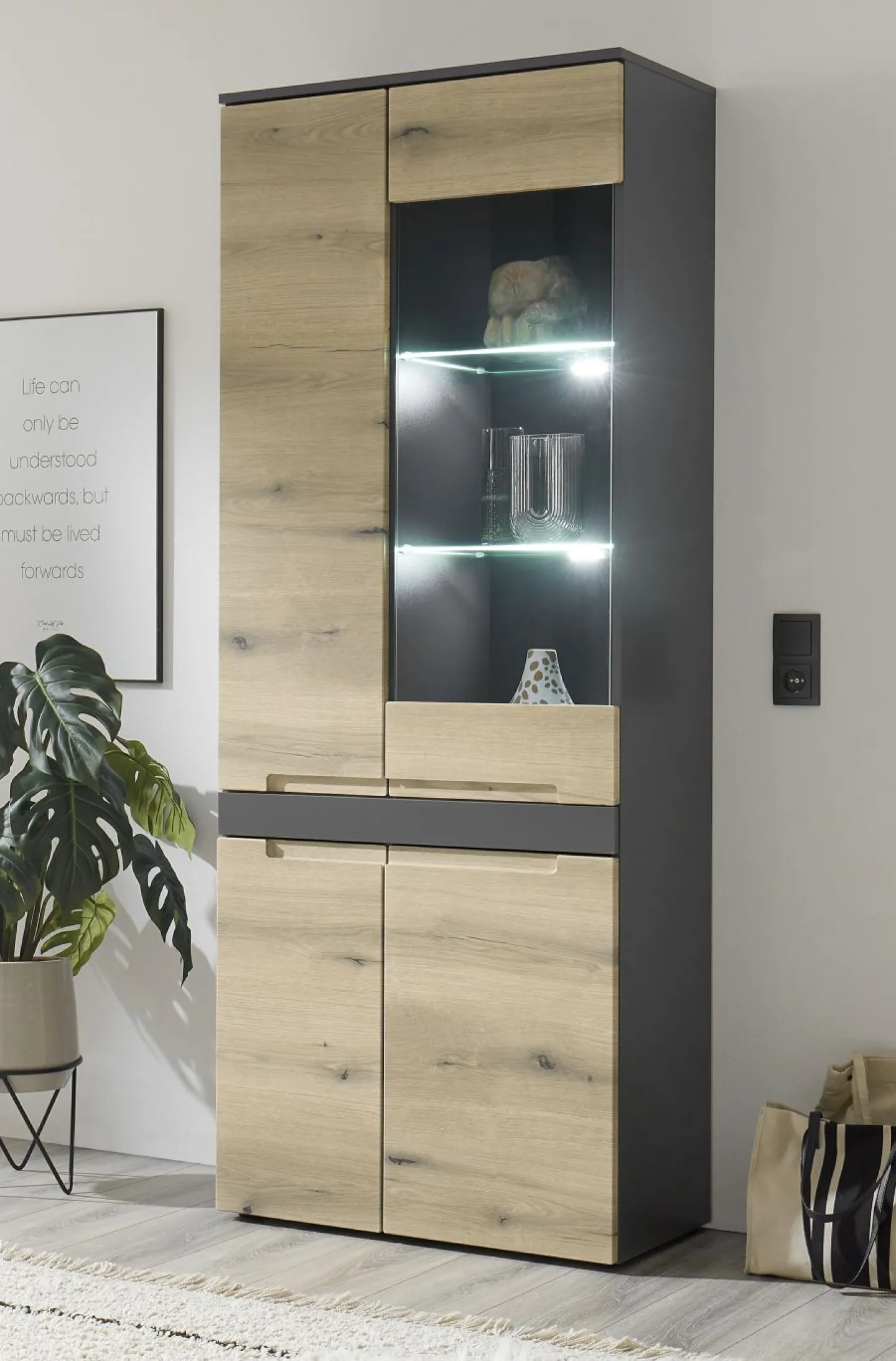HBZ Vitrine CORK* Standvitrinen