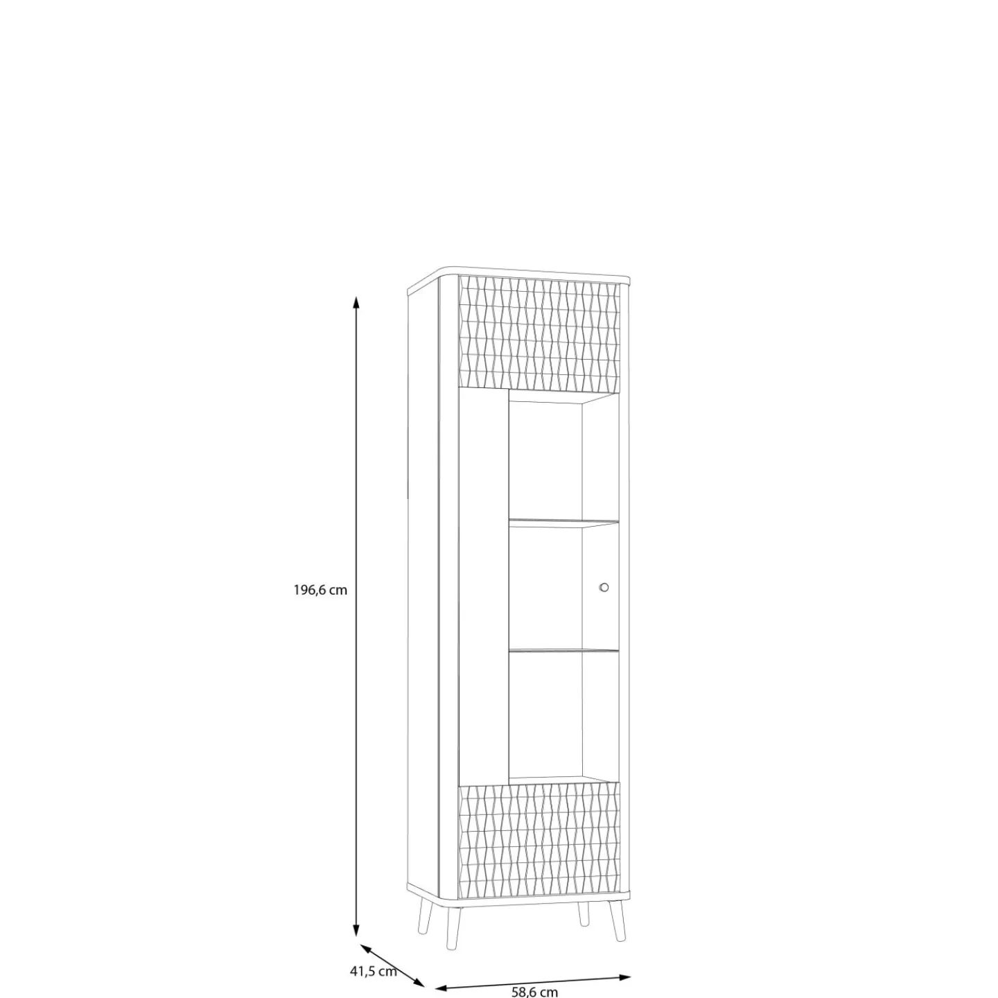 Forte Vitrine KOHILA* Standvitrinen