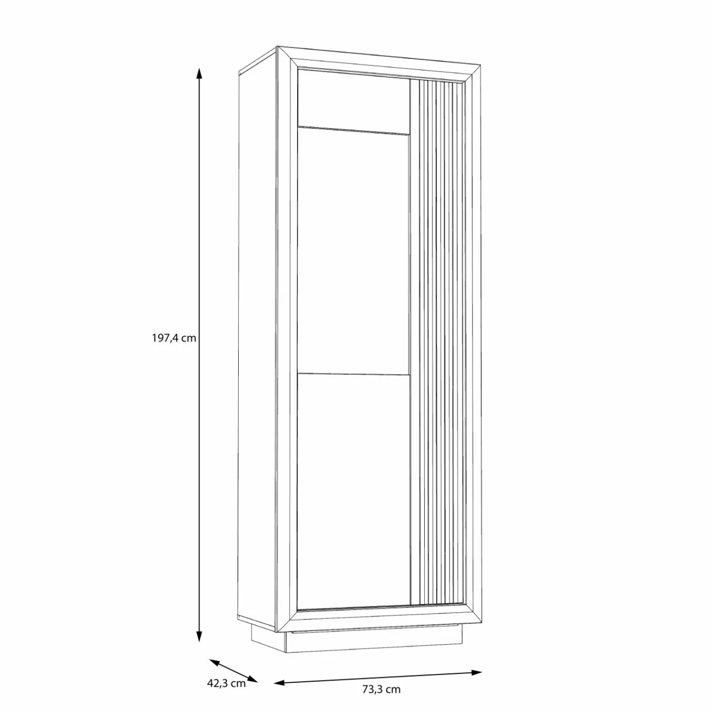 Forte Vitrine L SAVONA* Standvitrinen