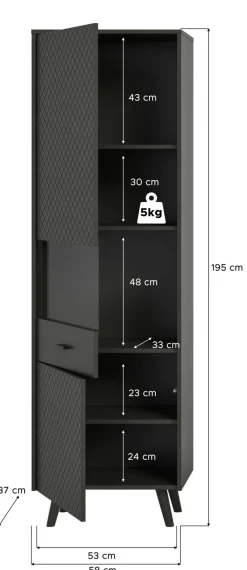Xonox Vitrine LINEA* Standvitrinen