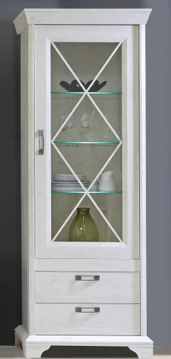 Forte Vitrine mit Beleuchtung KASHMIR* Standvitrinen