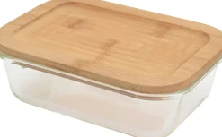 Vorratsdose aus Glas mit Bambusdeckel KITCHEN