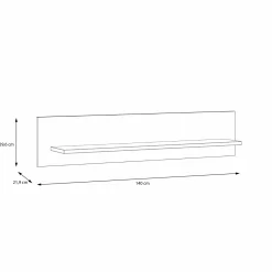 Forte Wandboard RIGMOR* Wandregale