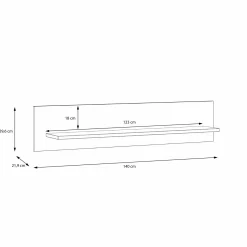 Forte Wandboard RIGMOR* Wandregale