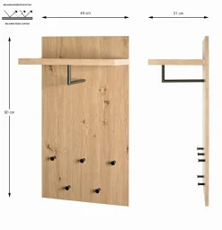 Haku Wandgarderobe PARMA 11* Garderobenpaneele