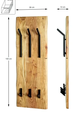 Haku Wandgarderobe RIVERA 6* Garderobenpaneele