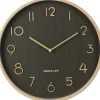 Koopman Wanduhr mit Holzoptik EH* Uhren