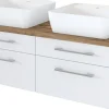 Held Waschbeckenunterschrank 120 mit Aufsatzbecken DAVOS* Badschränke