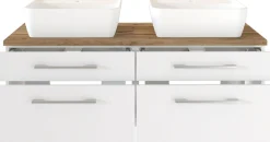 Held Waschbeckenunterschrank 120 mit Aufsatzbecken DAVOS* Badschränke