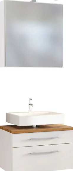 Held Waschbeckenunterschrank 60 mit Spiegelschrank DAVOS* Badmöbel-Sets