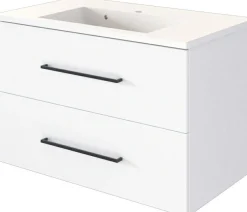 Held Waschbeckenunterschrank 80 mit Mineralgußbecken LUZERN* Badschränke