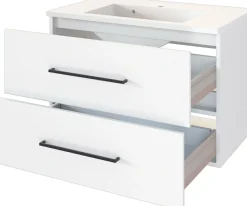 Held Waschbeckenunterschrank 80 mit Mineralgußbecken LUZERN* Badschränke