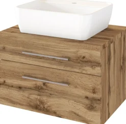 Held Waschbeckenunterschrank 60 mit Aufsatzbecken DAVOS* Badschränke