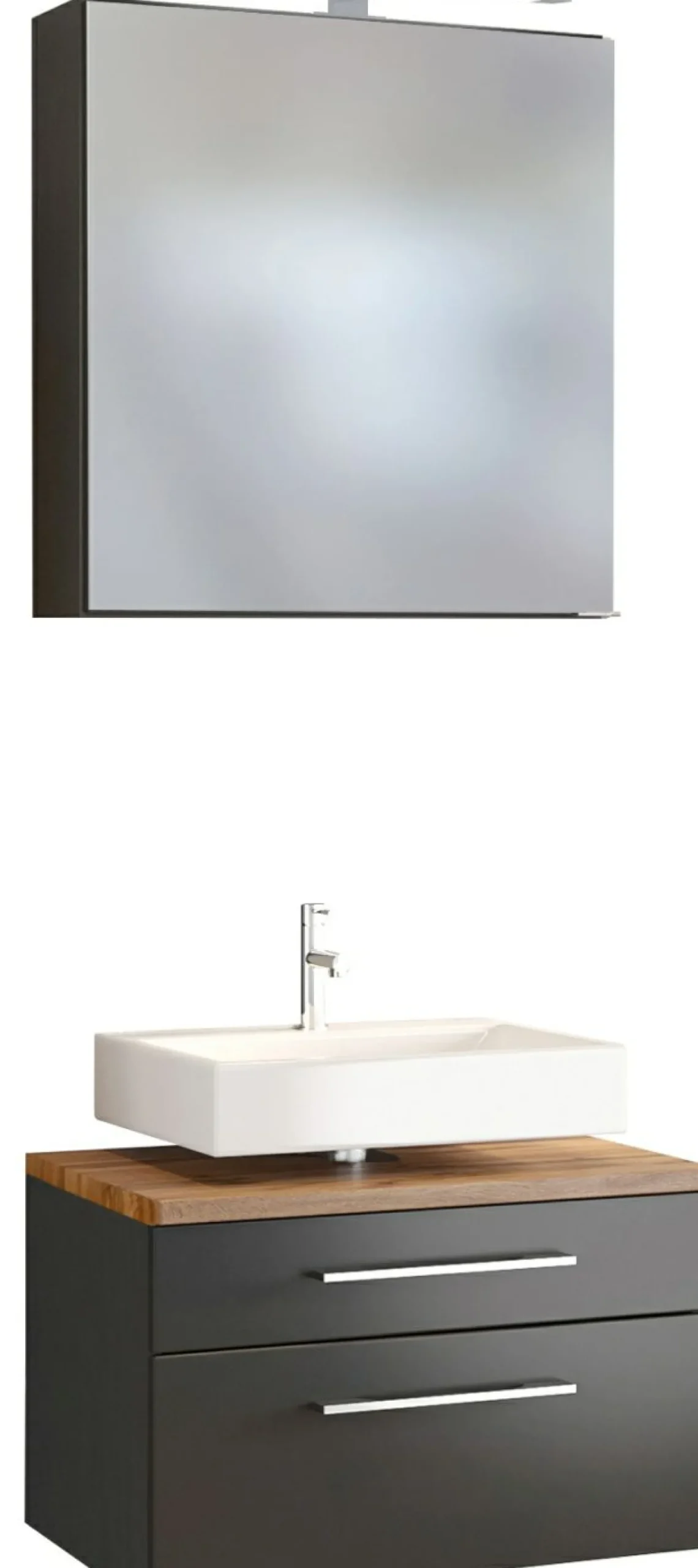 Held Waschbeckenunterschrank 60 mit Spiegelschrank DAVOS* Badmöbel-Sets
