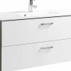 Waschbeckenunterschrank 100 mit Mineralgussbecken BOLOGNA