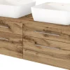 Held Waschbeckenunterschrank 120 mit Aufsatzbecken DAVOS* Badschränke