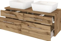 Held Waschbeckenunterschrank 120 mit Aufsatzbecken DAVOS* Badschränke