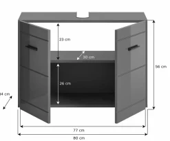 Xonox Waschbeckenunterschrank KOBO* Badschränke|Waschbeckenunterschränke