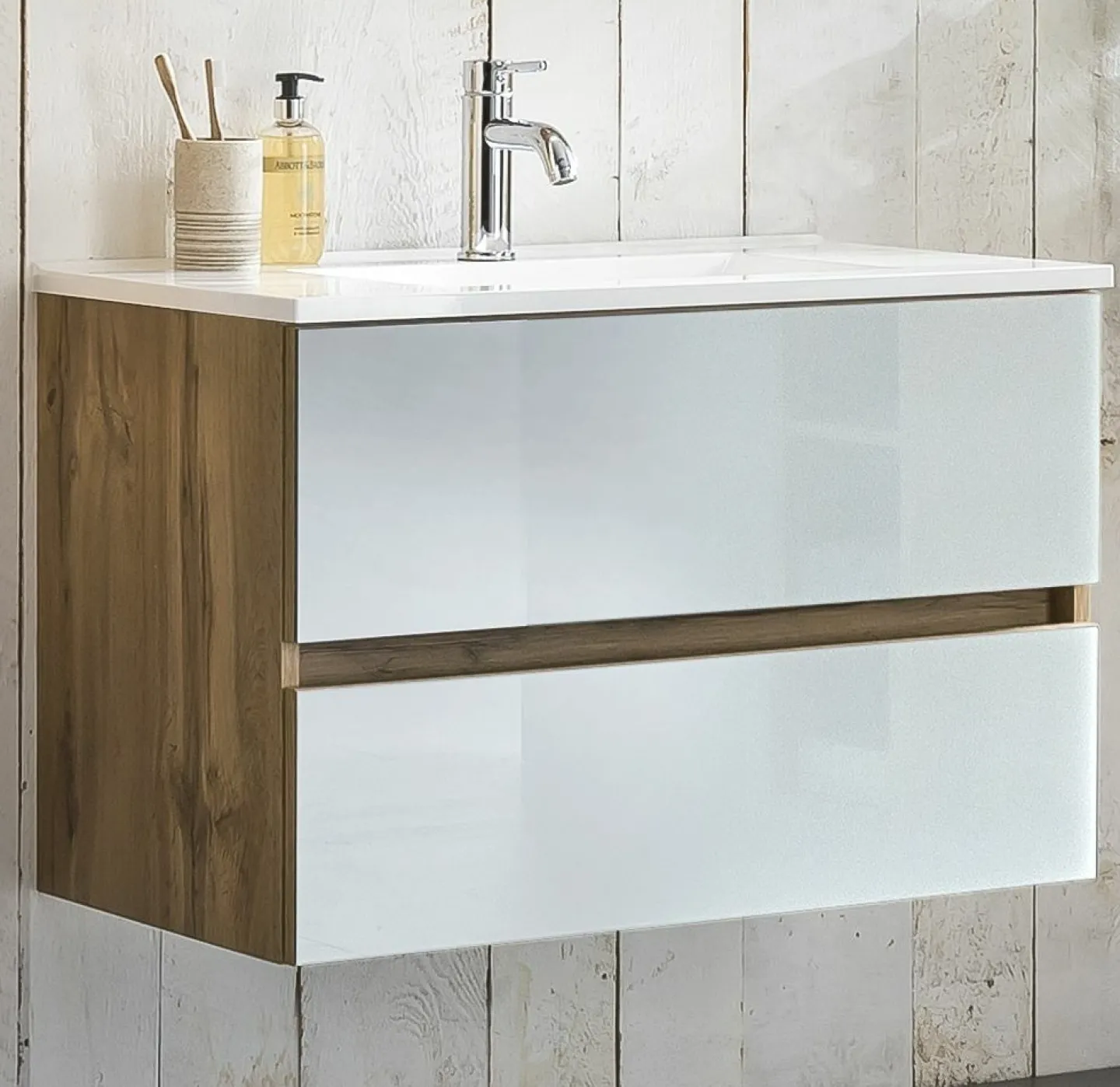 Held Waschbeckenunterschrank mit Waschbecken HELSINKI* Badschränke