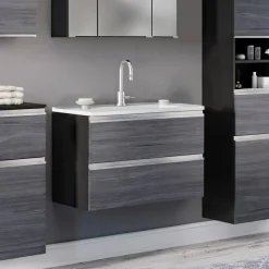 Waschbeckenunterschrank mit Waschbecken 80 AREZZO