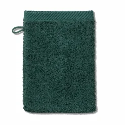 Kela Waschhandschuh alpengrün LADESSA* Waschhandschuhe|Badtextilien