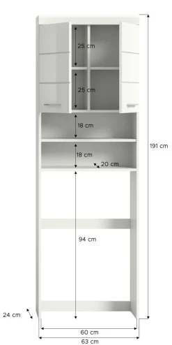 Waschmaschinenüberbau SEWULA