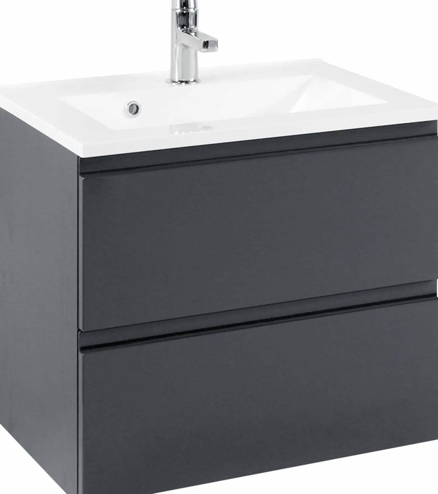 Held Waschtischunterschrank 60 mit Mineralgussbecken CARDIFF* Badschränke