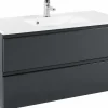 Held Waschtischunterschrank 100 mit Mineralgussbecken CARDIFF* Badschränke
